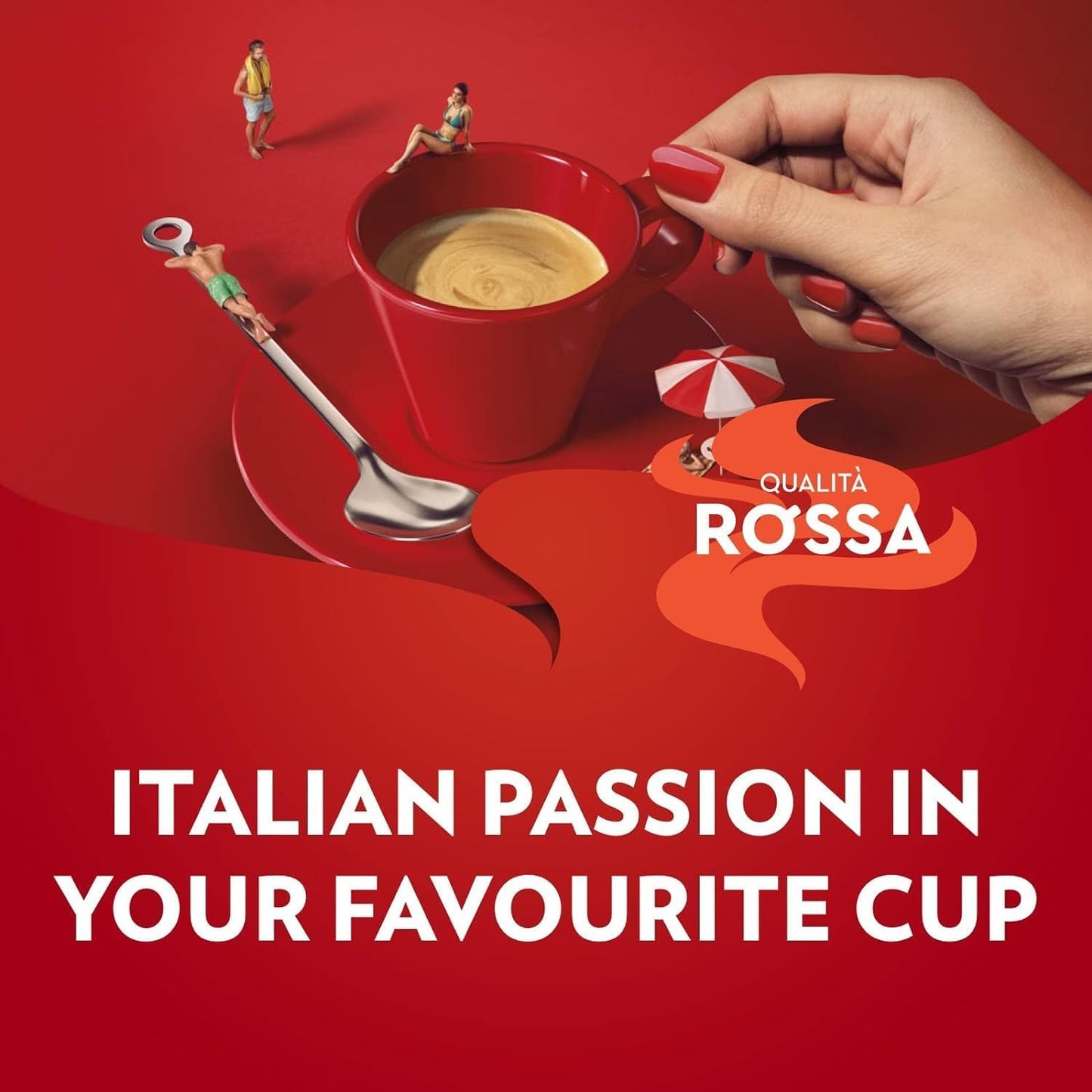 Lavazza Qualita Rossa Coffee Beans 1kg (3 Bags)