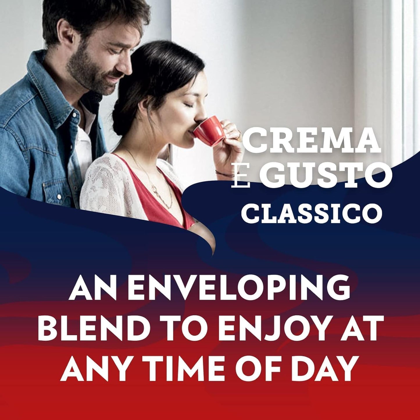 Lavazza Crema e Gusto Classico Ground Coffee, Dark Roast, 250g Each, 12-Pack - Ideal for Moka and Filter