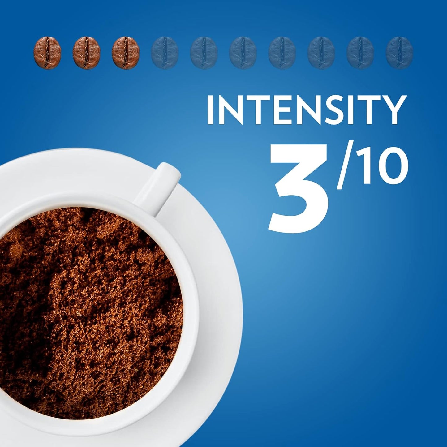 Lavazza, Caffè Decaffeinato, Ground Coffee, 8 Packs of 250 g, Ideal for Moka Pot, Filter Machine and French Press, Aromatic Notes of Dried Fruits, Arabica and Robusta, Intensity 3/10, Medium Roasting