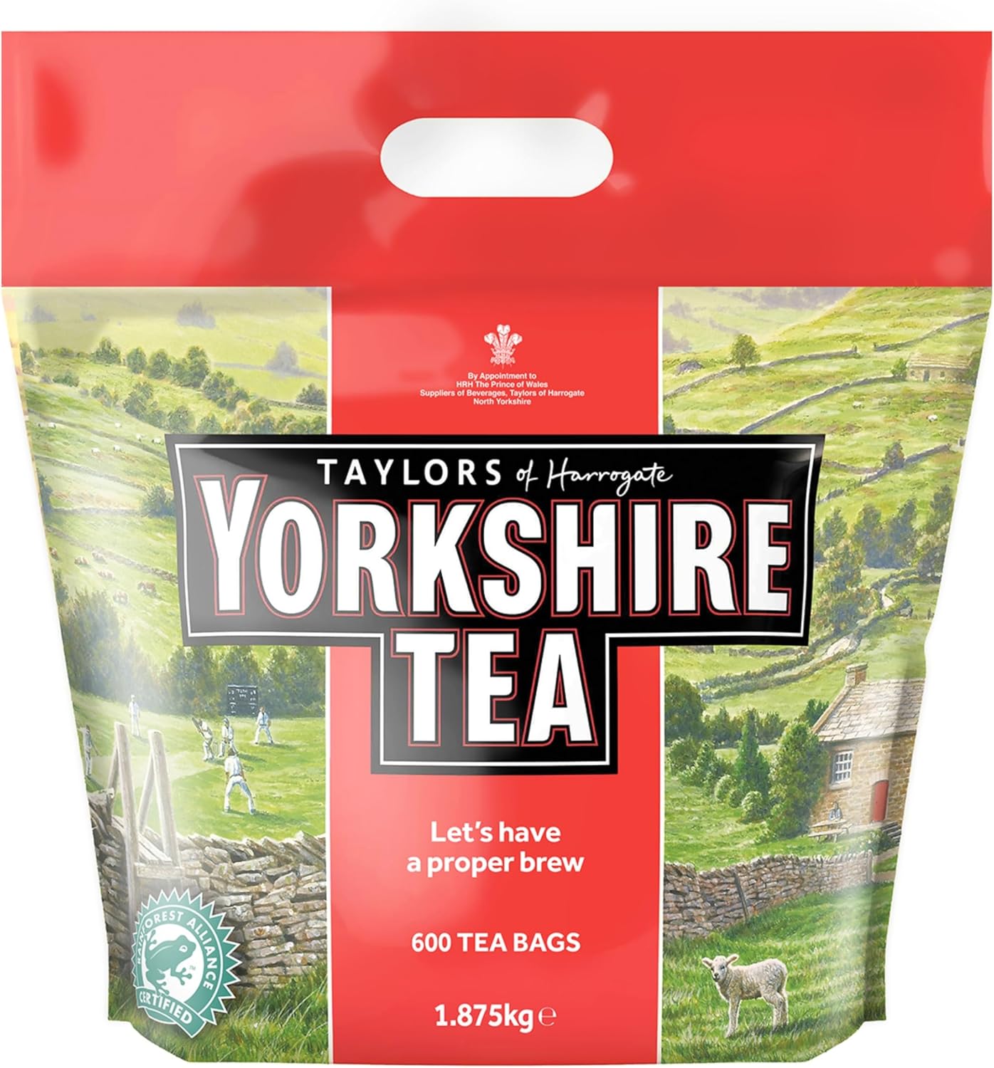 Yorkshire Tea 600 Tea Bags 1.875 Kg